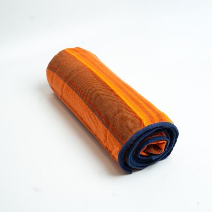 Orange and brown blended blanket - Image 2