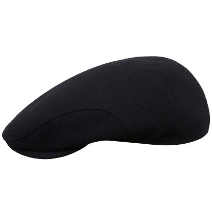 Classic black woolen beret - Image 7