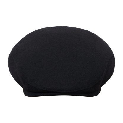 Classic black woolen beret - Image 5