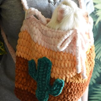 Desert Warm Sun Knitted Pet Bag