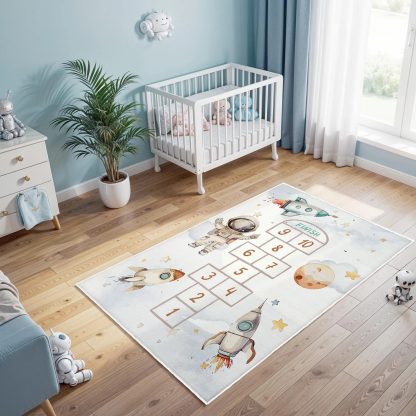 Space Adventure Hopscotch Children's Carpet - Image 2