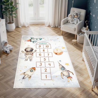 Space Adventure Hopscotch Children's Carpet - Image 6