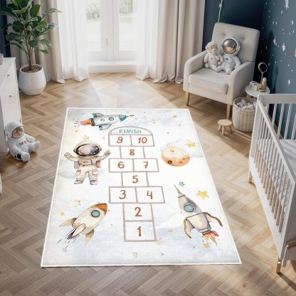 Space Adventure Hopscotch Children's Carpet - Image 3