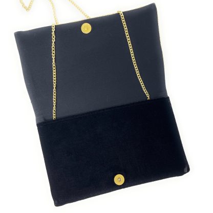Starlight hand-beaded velvet evening bag - Image 2