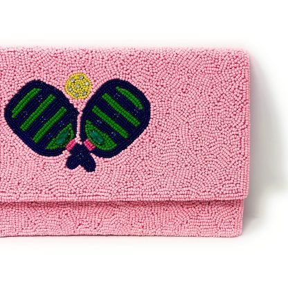 Sweet Tennis Party Hand-Beaded Clutch - Image 5