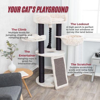 Creative multi-layer luxury cat climbing frame - Image 4