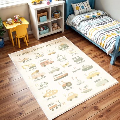 Traffic Alphabet Encyclopedia Children's Carpet - Image 2