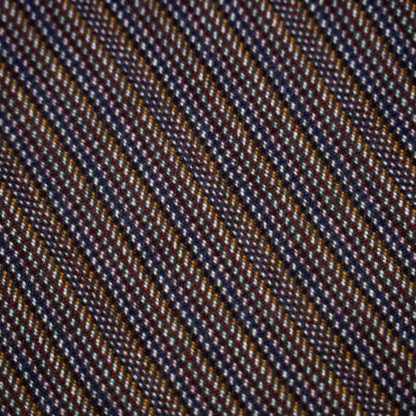 Dark brown contrasting hem blended throw blanket - Image 8