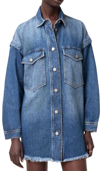Denim shirt dress - Image 6