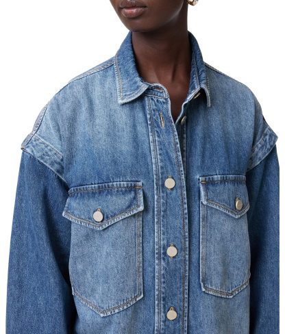 Denim shirt dress - Image 5
