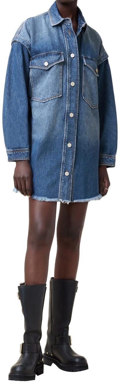 Denim shirt dress - Image 2