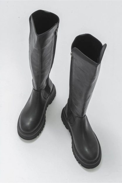 New autumn cool thick-soled long knight boots - Image 5