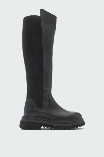 New autumn cool thick-soled long knight boots - Image 2