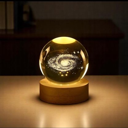 Inner-carved crystal galaxy night light ornament - Image 6