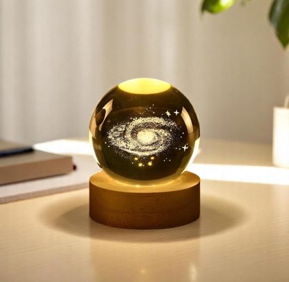 Inner-carved crystal galaxy night light ornament - Image 5