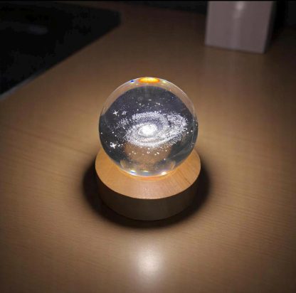 Inner-carved crystal galaxy night light ornament - Image 2