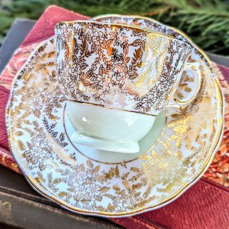 Retro light luxury bone china cup and saucer set