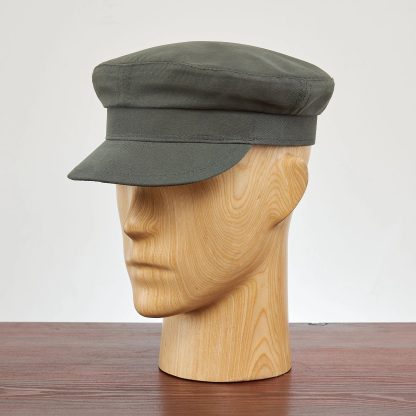 Dark gray retro literary beret - Image 5