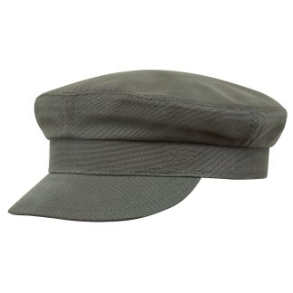Dark gray retro literary beret