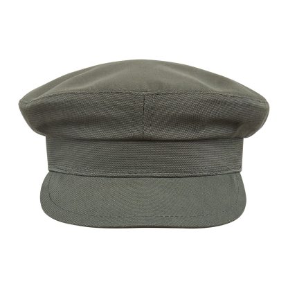 Dark gray retro literary beret - Image 2