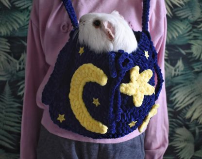 Starry Sky Fairy Tale Knitted Pet Bag