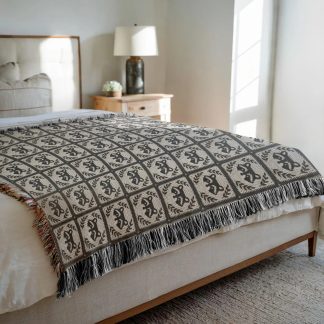 Vintage Mystical Animal Totem Jacquard Blanket