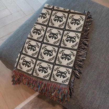 Vintage Mystical Animal Totem Jacquard Blanket - Image 2