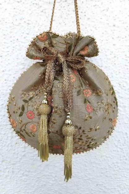 Ancient style embroidered sachet