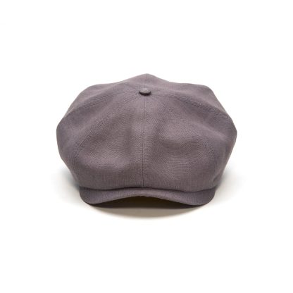 Spring and Autumn Dark Gray Retro Newsboy Cap - Image 4