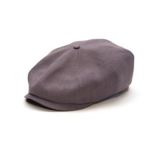 Spring and Autumn Dark Gray Retro Newsboy Cap