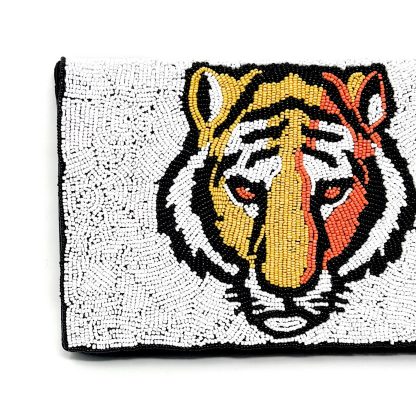 Wild Tiger Hand-Beaded Crossbody Bag - Image 9