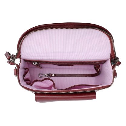 Top-grain cowhide niche retro commuter bag - Image 5