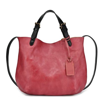 Vintage distressed shoulder bag