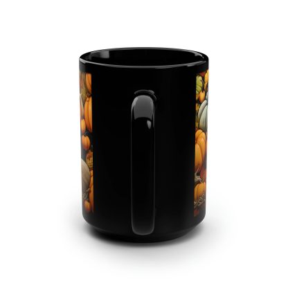 Pumpkin Feast Black Glaze Mug - Image 2