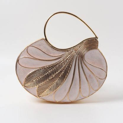 Handmade metal branches and leaves handbag - Image 5