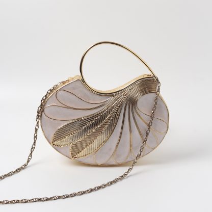 Handmade metal branches and leaves handbag - Image 3