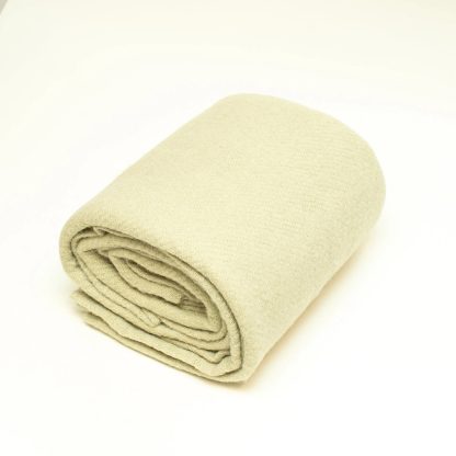 Light beige minimalist blend throw blanket - Image 3