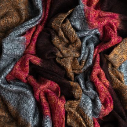 Retro patchwork blended throw blanket - Image 2