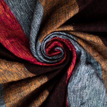 Retro patchwork blended throw blanket - Image 4