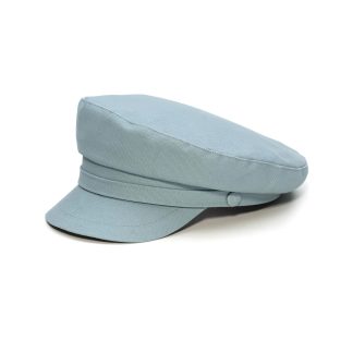 Light blue-gray simple beret
