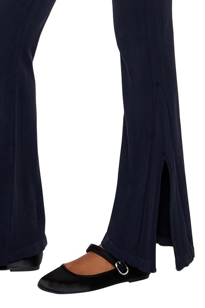 Elastic slim retro flared trousers - Image 6