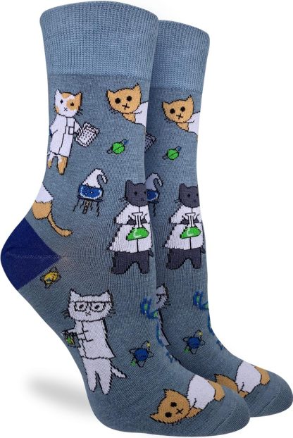 Cat Scientist Fun Socks - Image 4