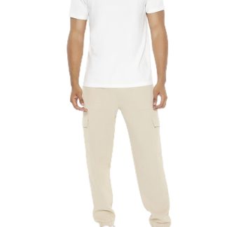 Drawstring waist multi-pocket loose sports trousers