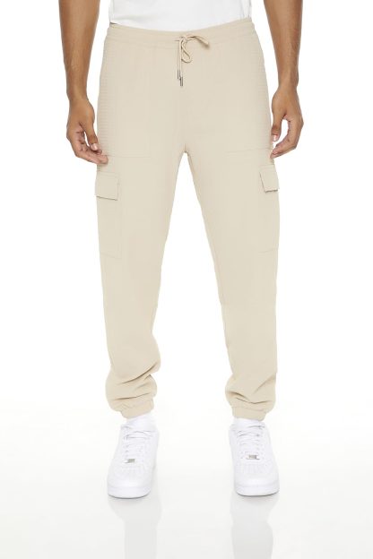 Drawstring waist multi-pocket loose sports trousers - Image 4