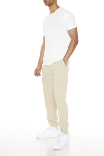 Drawstring waist multi-pocket loose sports trousers - Image 3
