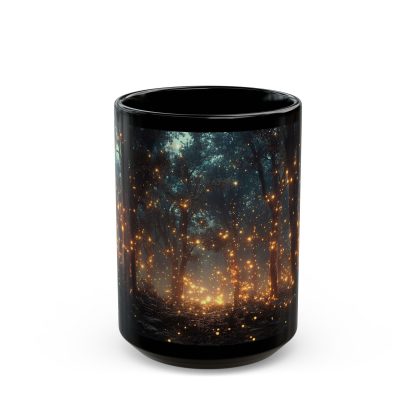 Firefly Forest Black Glaze Mug - Image 8