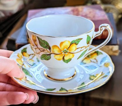 Retro and elegant pastoral style tea cup