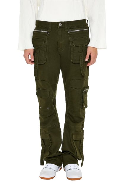 Army Green Hardcore Multi-Pocket Overalls