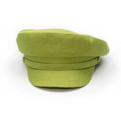 Light Green Cotton Vintage Beret - Image 5