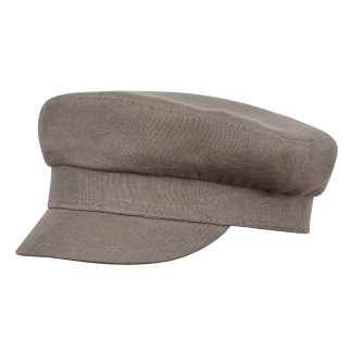 Dark Grey Cotton Vintage Beret